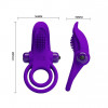 Pretty Love Vibro Penis Ring Purple (6603BI0768) - зображення 7