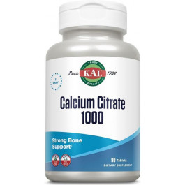   KAL Calcium Citrate 1000 90 Tablets