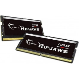   G.Skill 64 GB (2x32GB) SO-DIMM DDR5 4800 MHz Ripjaws (F5-4800S3838A32GX2-RS)