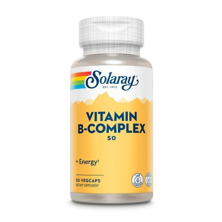 Solaray Vitamin B-Complex 50 mg 50 VegCaps - зображення 1