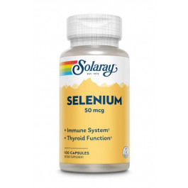   Solaray Selenium 50 mcg 100 Capsules