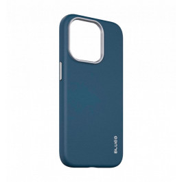   Blueo Чохол для iPhone 14 Pro - Blueo Leather Case with Magsafe, Blue (B52-I14PBL)