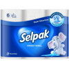 Selpak Бумажные полотенца Absorbent 3 слоя 90 отрывов 6 рулонов (8690530015043) - зображення 1