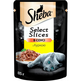   Sheba Selection in Sauce з куркою в соусі 85 г (3065890096806)