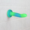 Addiction Rave - 8" Glow in the Dark Dildo - Blue Green (SO6849) - зображення 6