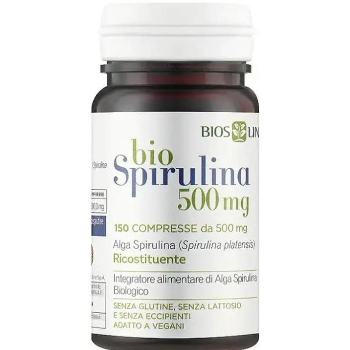 Bios Line Bio Spirulina 500 mg 150 таб - зображення 1