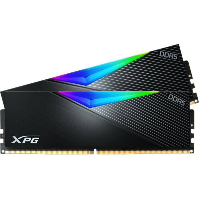 ADATA 64 GB (2x32GB) DDR5 6400 MHz XPG Lancer RGB (AX5U6400C3232G-DCLARBK) - зображення 1