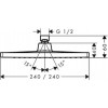 Hansgrohe Crometta E 240 26726000 - зображення 3