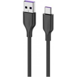   2E USB 2.0 to Type-C 1m Glow Black (2E-CCAC-BL)