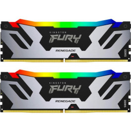   Kingston FURY 64 GB (2x32GB) DDR5 6000 MHz Renegade RGB (KF560C32RSAK2-64)