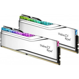   G.Skill 32 GB (2x16GB) DDR5 6400 MHz Trident Z5 Royal Silver (F5-6400J3239G16GX2-TR5S)