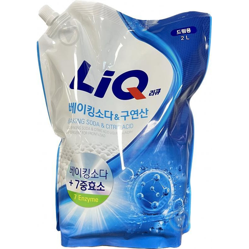 Aekyung Гель LiQ Baking Soda&Citric Acid із содою та лимонною кислотою дойпак 2л (8801046405642) - зображення 1