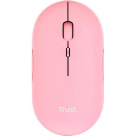   Trust Puck Rechargeable Ultra-Thin BT WL Silent Pink (24125)