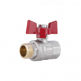   SD Plus Кран кульовий  1/2" ВЗ для води (метелик) SD607NW15PN40