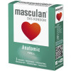 Masculan Anatomic 3 шт (4019042000080) - зображення 1