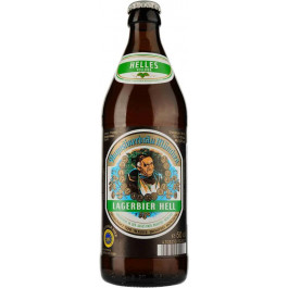   Augustiner Пиво  Lagerbier Hell світле, 0,5 л (4105250022003)