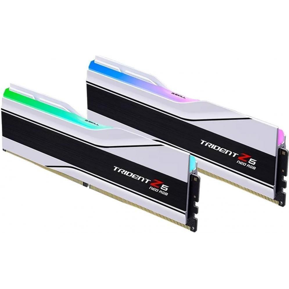 G.Skill 32 GB (2x16GB) DDR5 6400 MHz Trident Z5 Neo RGB Matte White (F5-6400J3239G16GX2-TZ5NRW) - зображення 1