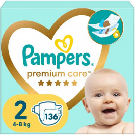   Pampers Premium Care Mini 2, 136 шт