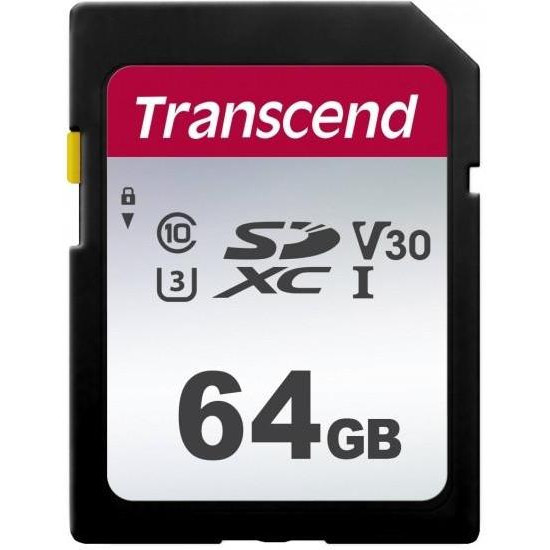 Transcend 64 GB SDXC UHS-I U3 300S TS64GSDC300S - зображення 1