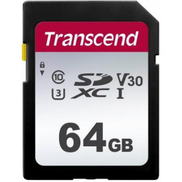   Transcend 64 GB SDXC UHS-I U3 300S TS64GSDC300S