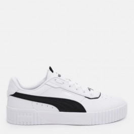   PUMA Жіночі кеди низькі  Carina 2.0 Lux 39501703 39 (6UK) 25 см  White- Black-Bronze (4099686092214)