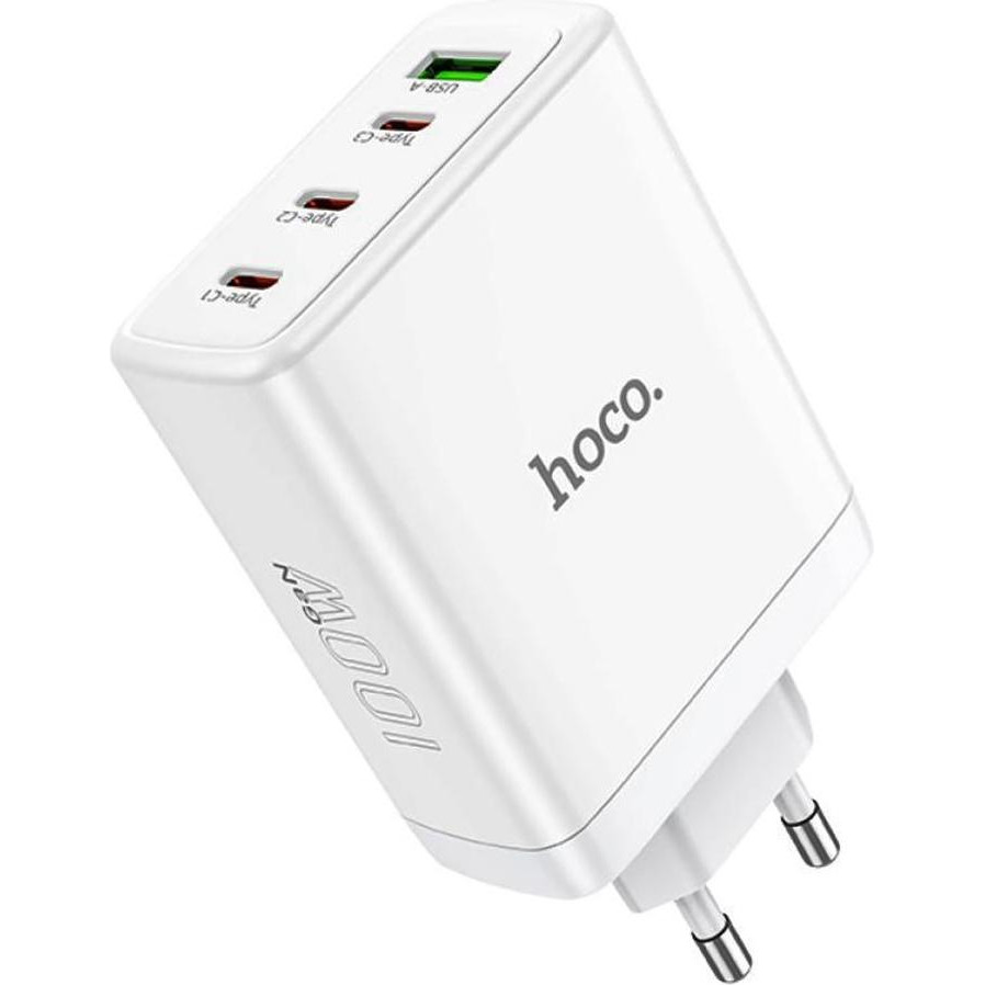 Hoco N31 Leader PD100W, QC3.0 White - зображення 1