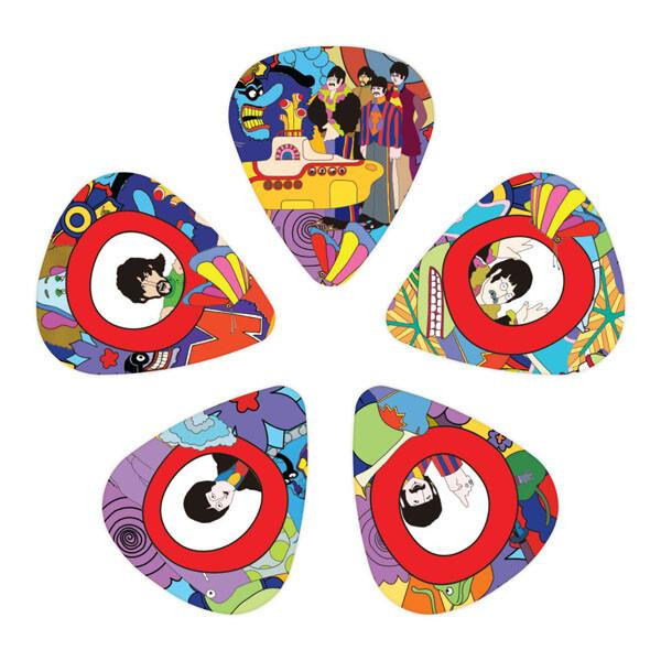 Planet waves 1CWH4-10B7 Yellow Submarine 50th Anniversary Pick Set (Medium) - зображення 1