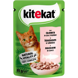   Kitekat лосось в соусе 100 г (5900951256677)