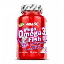   Amix Mega Omega 3 Fish Oil 1000 мг 90 капс