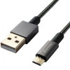 Grand-X USB - Micro USB Cu 2.1A металл. оплетка 1m (MM-01) - зображення 1