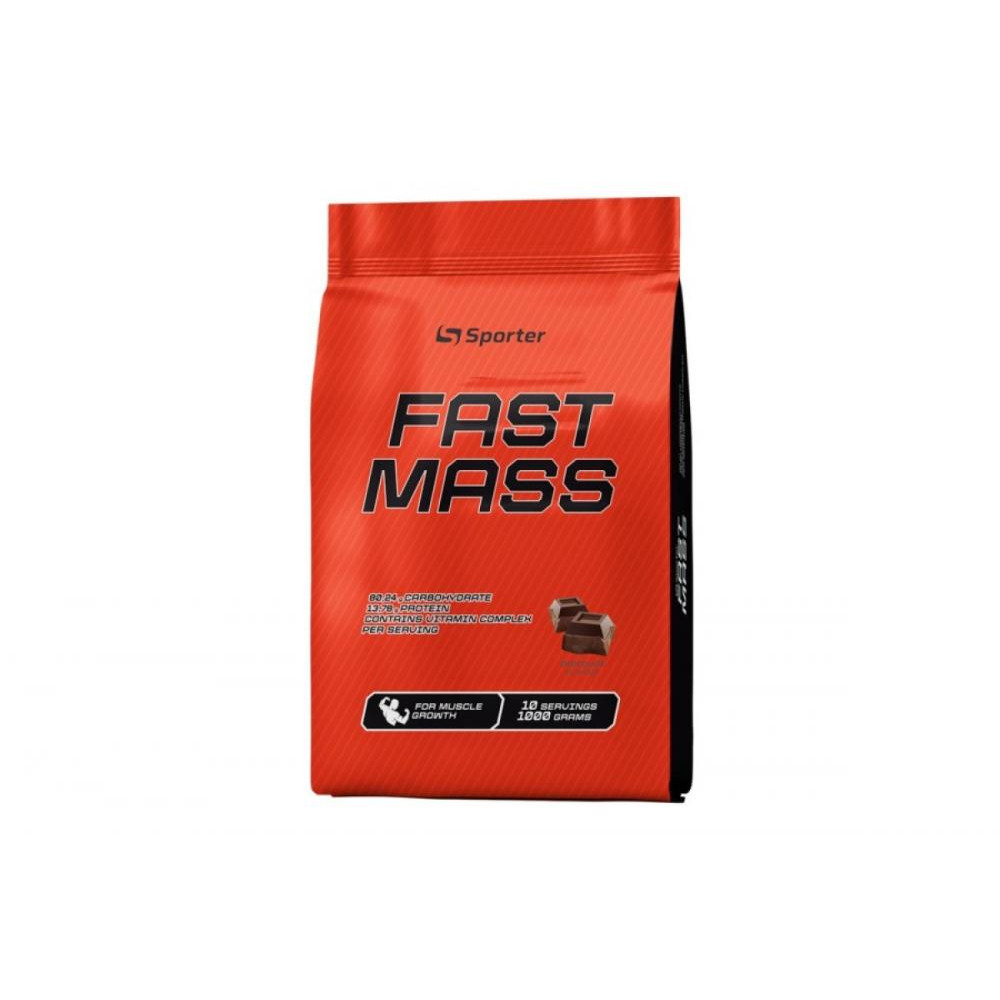 Sporter Fast Mass 1000 g /10 servings/ Chocolate - зображення 1