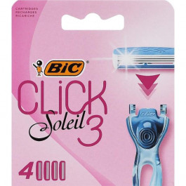   BIC Картриджі змінні для гоління  Miss Soleil Click 3 Pink 4шт