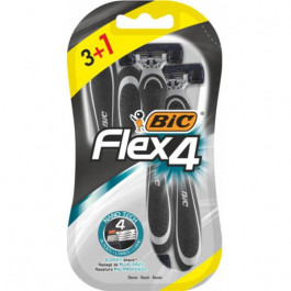   BIC Набір бритв без змінних картриджів  Flex 4 3+1 шт (3086123220621)