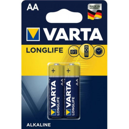   Varta AA bat Alkaline 2шт LONGLIFE EXTRA (04106 101 412)