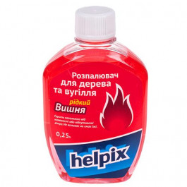   helpix Средство для розжига дерева и угля, жидкий /вишня/ 0.25л