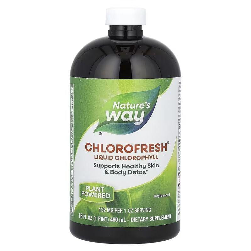 Nature's Way Chlorofresh Liquid Chlorophyll Unflavored (473 ml) - зображення 1