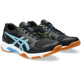   Asics Кросівки для волейболу gel-rocket 11 (1071A091-003) 10.5 Чорний, Блакитний