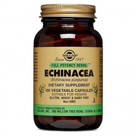   Solgar БАД Ехінацея екстракт, Echinacea, , 100 вегетаріанських капсул