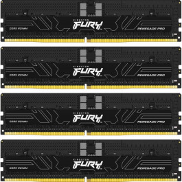   Kingston FURY 128 GB (4x32GB) DDR5 6400 MHz Renegade Pro (KF564R32RBE2K4-128)