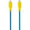 Gelius Full Silicon Type-C to Lightning 20W 1.2m Yellow/Blue (90469) - зображення 1