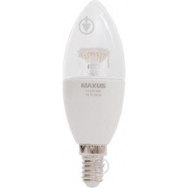   MAXUS 1-LED-532 (C37 CL-С E14 6W 4100K 220V)