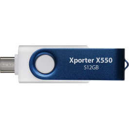   PATRIOT 512 GB Xporter X550 USB 3.2 Gen 1 Type-A+C (PS512GX550AAD)