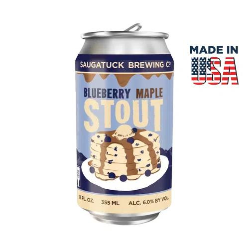 Saugatuck Пиво  Blueberry Maple Stout темне з/б, 0,355 л (0853242004578) - зображення 1