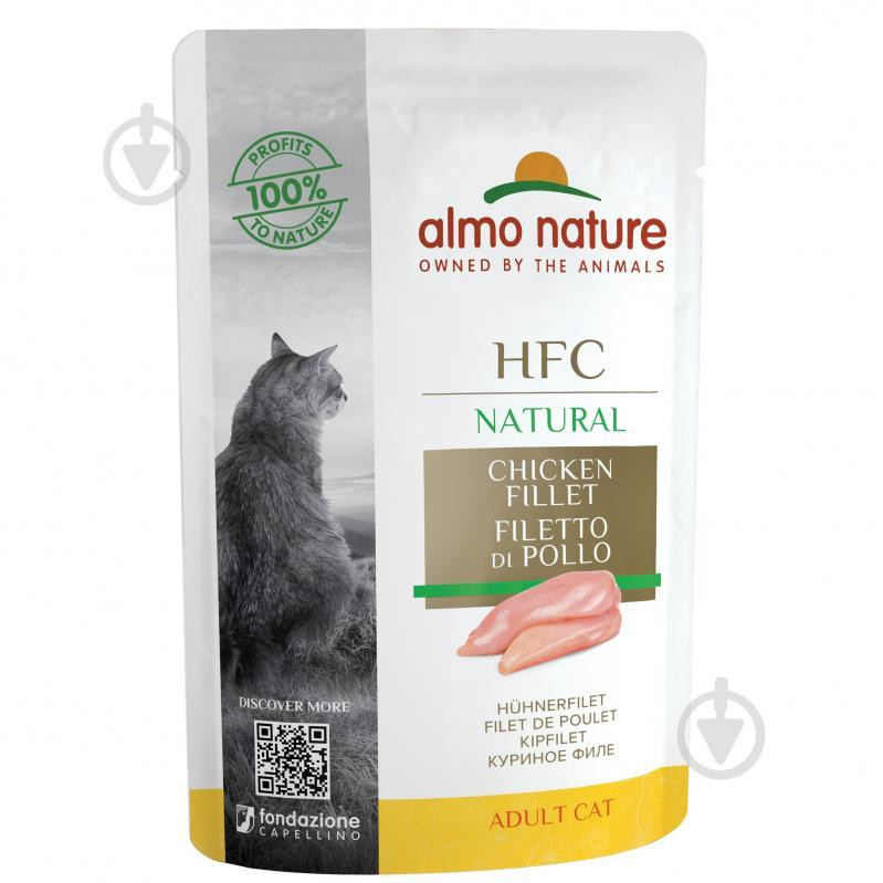 Almo Nature HFC Cat Natural Chicken Fillet 55 г (8001154124378) - зображення 1