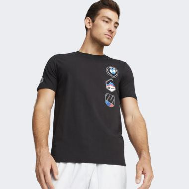 PUMA Чорна чоловіча футболка  BMW MMS Garage Crew Graphic Tee 625575/01 - зображення 1