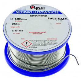   Cynel Sn60Pb40 1mm (250g)