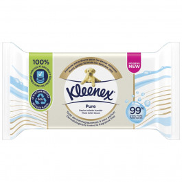   Kleenex Папір туалетний вологий  Pure 38 шт. (5029053582214)