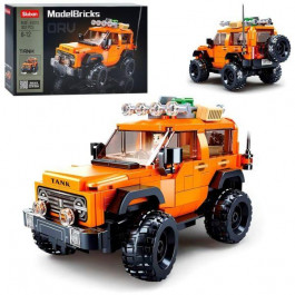   Sluban Model bricks Джип SUV померанчевий (M38-B1013)