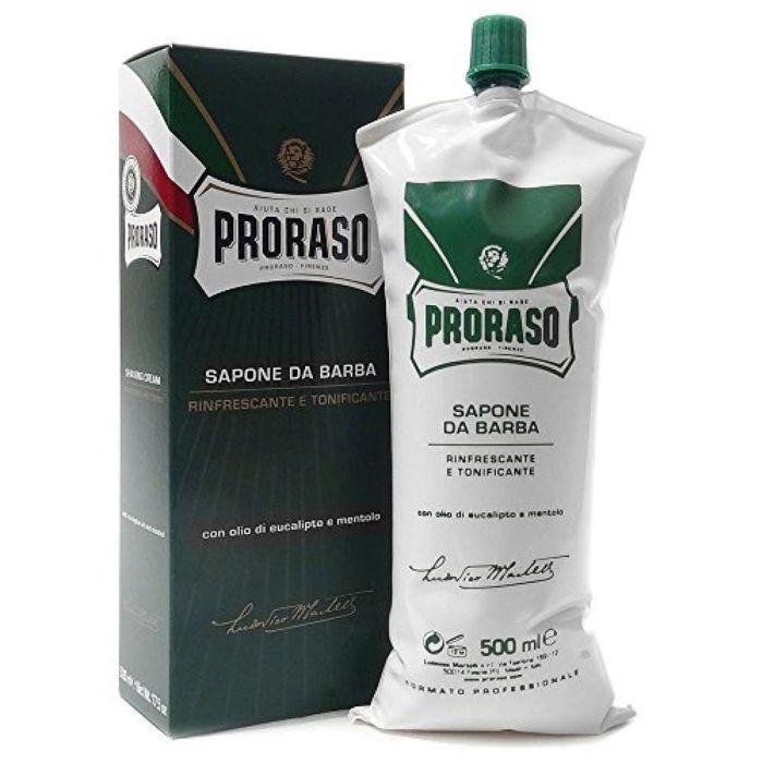 Proraso Крем Для Бритья  Green Shaving Cream Tube Refresh Eucalyptus 500 мл (8004395001156) - зображення 1