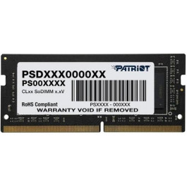   PATRIOT 8 GB SO-DIMM DDR4 2666 MHz (PSD48G26662S)